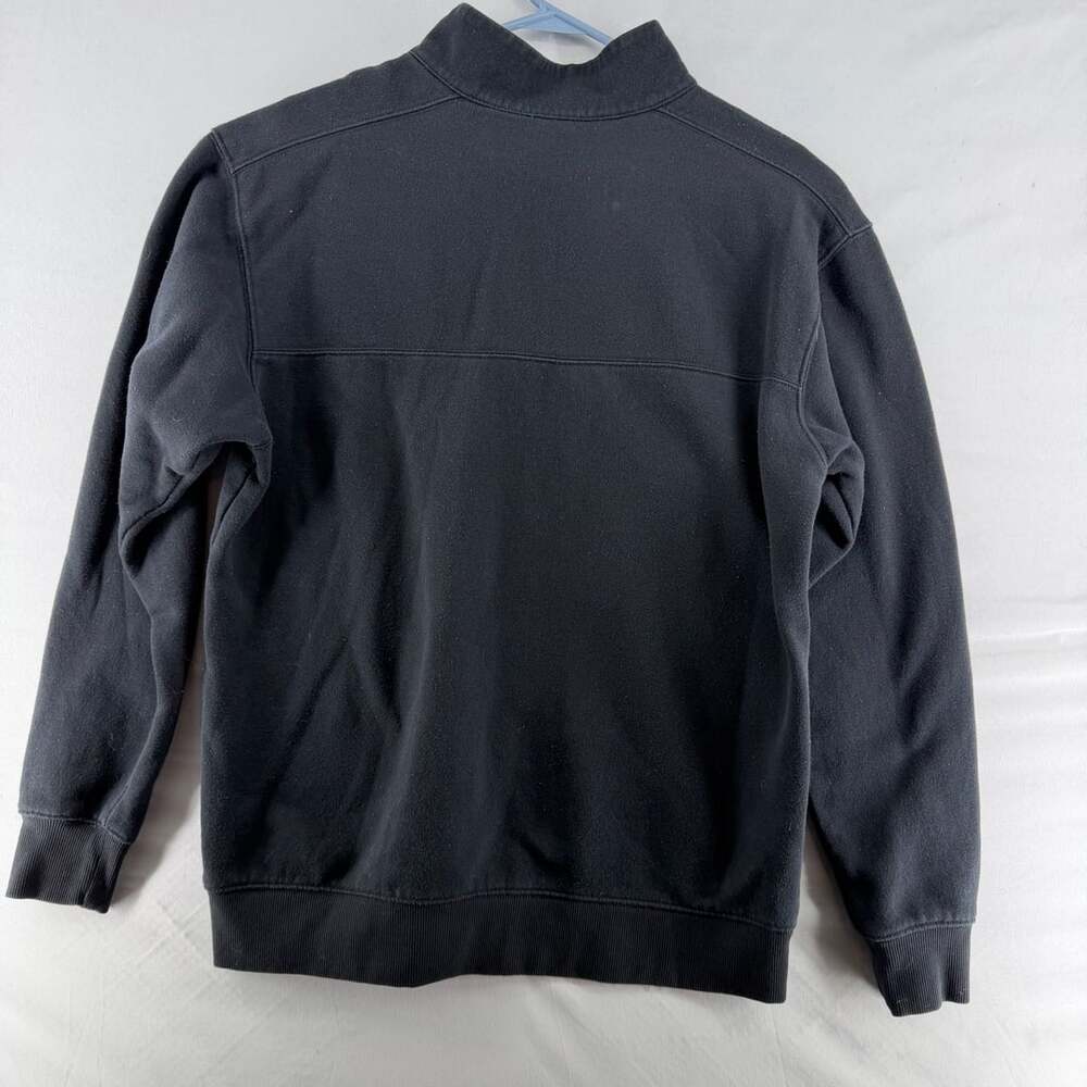 0248 Columbia Sportswear Company Mens Black 1/4 Zip Pullover Sweatshirt